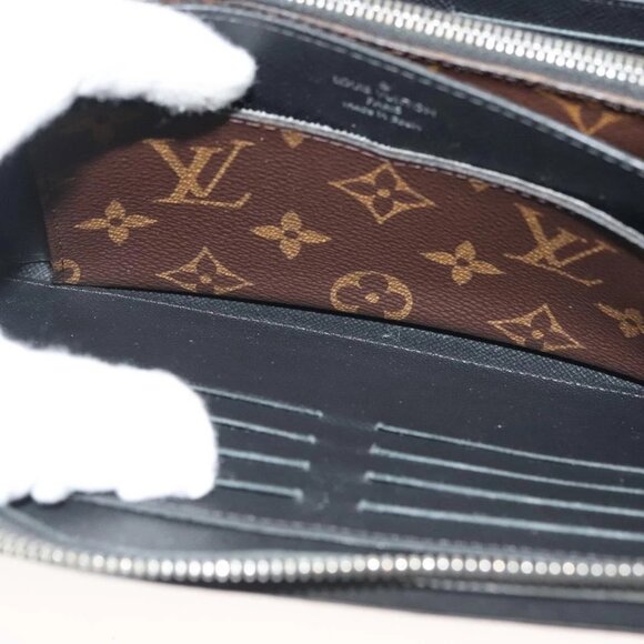 LOUIS VUITTON Monogram Macassar Zippy XL Long Wallet M61506 LV Auth 140217 - Picture 13 of 16